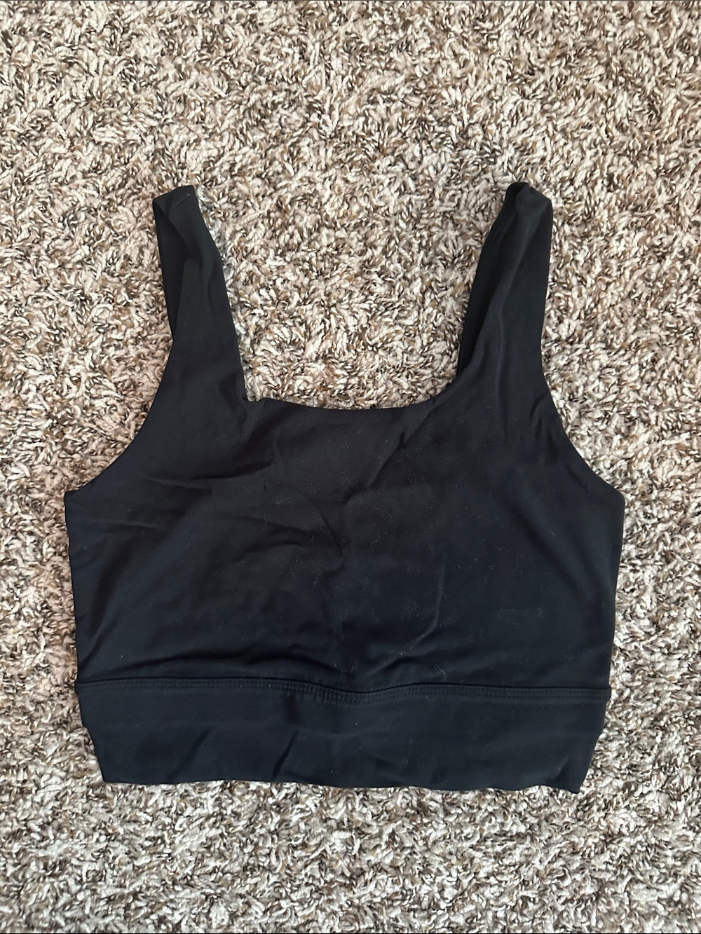 XS Nike Dri fit Black Seamless Crop Sports Bra